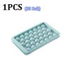66/33 Ice Ball Mold Hockey Frozen Mini Ball Maker Mold Round Ice Cube Mold with Lid Ice Tray Box Whiskey Cocktail Kitchen Tools