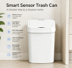 10L Automatic Motion Sensor Trash Can, Touchless Rectangular Garbage Bin with Odor-Sealing Ring