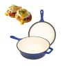 Kitchen Multi-usage Cast Iron Dutch Oven for Braising/Stews