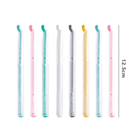 Food bag sealing sticks, reusable sealing rods for snack and dry food bags, tight sealing   preserves freshness and locks in flavor (Style: 12.5cm transparent white casing)