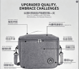 Thickened aluminum foil insulated lunch bag, compatible with heated lunch boxes