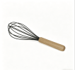 Wooden handle silicone cooking utensils, heat-resistant non-stick kitchen tools including spoon rests, egg beaters, tongs and spatulas