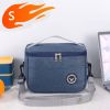 Thickened aluminum foil insulated lunch bag, compatible with heated lunch boxes