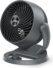 Fan for Bedroom, 12 Inches, 70ft Powerful Airflow, 25db Quiet Table Air Circulator Fans for Whole Room, 120° Adjustable Tilt, 3 Speeds (Color: Grey)