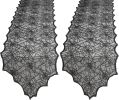 Halloween Decorations Table Runner - Black Lace Spider Web Table Runners for Halloween Table Decor