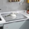 XXL cooked meat baking tray, double-sided cutting board, stainless steel rolling plate, breakfast tray, suitable for fruits, vegetables, meats