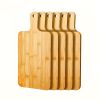5pcs High-quality Pizza Boards With Handles, 13 Inches X 7 Inches, Natural Pizza Service Board, Suitable For Homemade Pizza