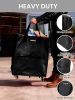 Reusable Grocery Bag on Wheels, Heavy Duty Rolling Shopping Tote with Handle