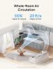 Fan for Bedroom, 12 Inches, 70ft Powerful Airflow, 25db Quiet Table Air Circulator Fans for Whole Room, 120° Adjustable Tilt, 3 Speeds