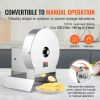 Electric Vegetable Slicer, 0-0.5"/0-12mm Thickness Adjustable Commercial Slicer Machine, Convertible to Manual