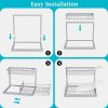 Under Sink Organizer, Pull Out Cabinet Storage 2 Tier Slide Out Sink Shelf, Kitchen Organizers and Storage, Black, 1 Pack