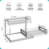 Under Sink Organizer, Pull Out Cabinet Storage 2 Tier Slide Out Sink Shelf, Kitchen Organizers and Storage, Black, 1 Pack