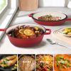 Kitchen Multi-usage Cast Iron Dutch Oven for Braising/Stews