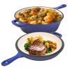 Kitchen Multi-usage Cast Iron Dutch Oven for Braising/Stews
