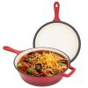 Kitchen Multi-usage Cast Iron Dutch Oven for Braising/Stews