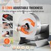 Electric Vegetable Slicer, 0-0.5"/0-12mm Thickness Adjustable Commercial Slicer Machine, Convertible to Manual