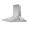 30 inch Wall Mounted Kitchen Range Hood Stainless Steel 450 CFM Vent LED Lamp 3-Speed New