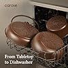 21pcs Pots and Pans Set, Nonstick Cookware Set Detachable Handle, Induction Kitchen Cookware Sets Non Stick with Removable Handle, RV Cookware Set
